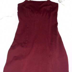 Forever 21 Spaghetti Strap Wine Dress